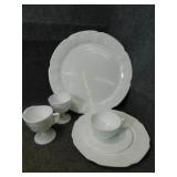 New Set of Milk Glass Dishes