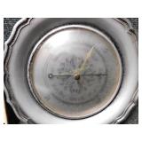 Vintage Thermometer & Humidity Clock