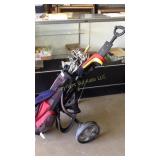 Goif Clubs, Bag & Cart