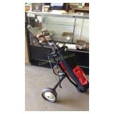 Wilson Golf Bag, Clubs & Cart