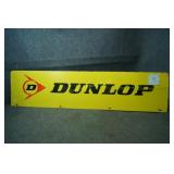 Metal double-sided Dunlop sign