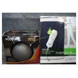 Massaging Heating Pad & 12 lb Medicine Ball