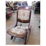Victorian Style Folding Rocker