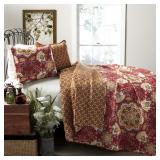 Lush Decor Addington 3-Pc. Quilt Set King