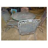Antique Wrought Iron Patio Set