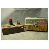 RCA Victor Turn Table, Mortorola Radio