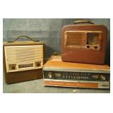 3 Vintage Radios for Parts/ Repair