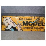VINTAGE MODEL SIGN