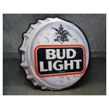 Bud Light bottle sign dated 1990
