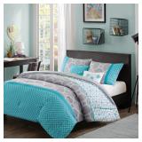 Intelligent Design Zara 5-Pc. Comforter Set - Aqua