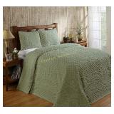 Better Trends Trevor Cotton Chenille Bedspread Set