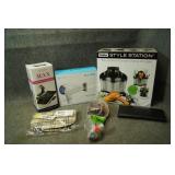 Blu Mini Hair Dryer, Max Curling Iron, Mani Set