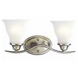 Progress Nickle Finish Vanity Light, New