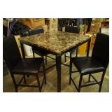 Bar Height Table w/4 Stools