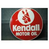kendall double sided oil sign