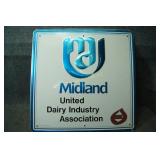midland embossed sign