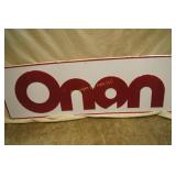 onan embossed sign
