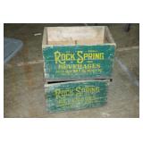 4 Rock Spring Beverage Crates