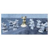 Vintage Mickey Mouse Lead Figures, 1 Brass