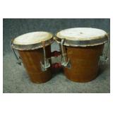 Small Set of Vintage Bongo Drums
