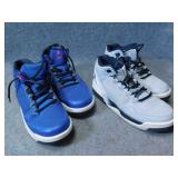 Two Pairs of Kids Air Jordan Hightops