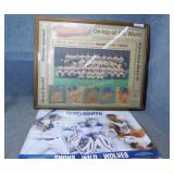 Minnesota Twins Framed Newspaper, Picture