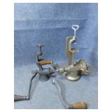 2 Antique Meat Grinders