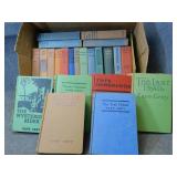 24 Vintage Zane Grey Books