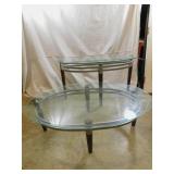 Glass Top Coffee Table & Sofa Table