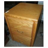 Oak File Cabinet