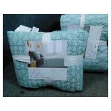 2 Geo Stitch Quilts Full/Queen