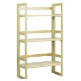 Pair of Folding Stacking Student Bookcases