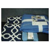 Project 62 Twin XL Blue Quilt