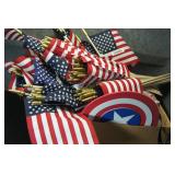 Large Lot of 8 x 12 Flags & More