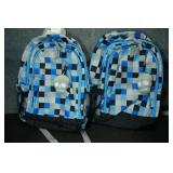 2 New Crckt Blue Plaid Backpacks