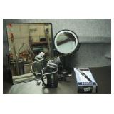 Mirrors and Styling Brush