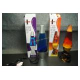 2 New Aqua 14.5" Lava Lamps