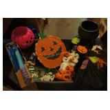 Tote Full of Halloween Decorations