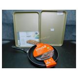 2 Cookie Sheets & 12 Saute Pan