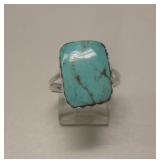 Sterling Silver Utah Turquoise SW Ring