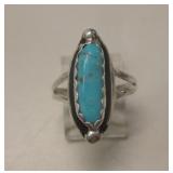 Sterling Silver Utah Turquoise SW Ring