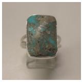 Sterling Silver Utah Turquoise SW Ring