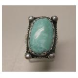 Sterling Silver Utah Turquoise SW Ring
