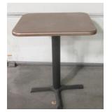 Pub Table w/ Metal Base - 20" x 24" x 29"
