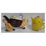 2 Tea Pots Largest 13"
