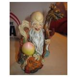 6.5" Tall Resin Chinese God Statue