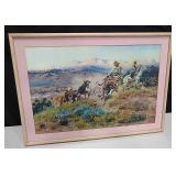 32" x 25" Glass Framed Print