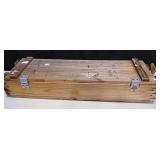 39" x 11" x 7" Vintage Wood Ammo Box