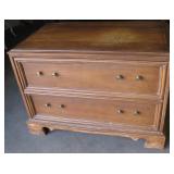 38" x 22" x 26" Wood Dresser 2 Drawers