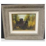 Framed Original Painting On Art Board